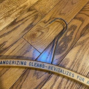 Vintage Advertising Wooden Hanger